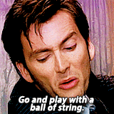 cooltennant:  Cassandra possessing the Doctor for mr-thickity-thick-thick (happy belated birthday lily!)