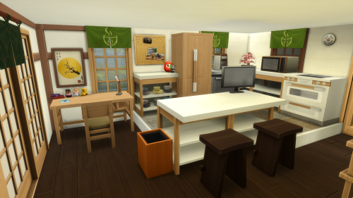  AVA’S TRADITIONAL JAPANESE HOME CC-Free, fully functional, 20x15 in Mt.KomorebiBase Game and 