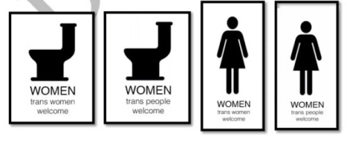 Gender neutral bathroom sign concepts evaluated for the City of Vancouver’s trans-friendly par