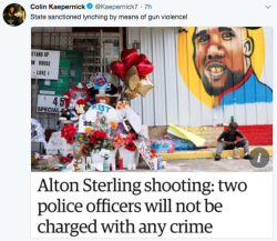 liberalsarecool:  Alton Sterling was murdered