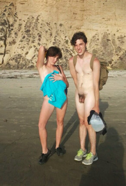 naturist young couple at the beachhttp://blogzen00.tumblr.com/