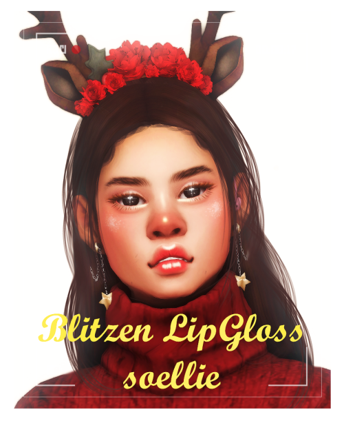❅ Blitzen LipGloss + Sim Holiday Gift!!❅ ! … ! !!╰(✿´⌣`✿)╯♡Enabled for Male and Female!!Lipgl