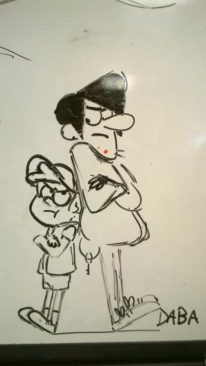 sailor-danimator:  white board art ! 