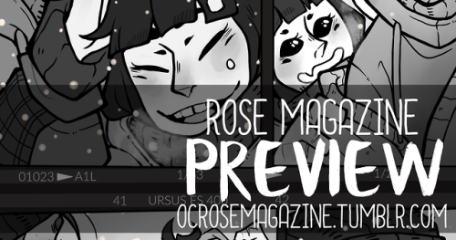 atinyhiccup:previews of my pieces for @ocrosemagazinepreorders open oct 18 