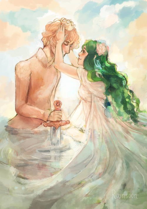 The PromiseA swan prince meets a water nymph