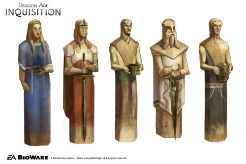 chantry-scholar:Depictions of Andrastian figures. [Nick Thornborrow] 