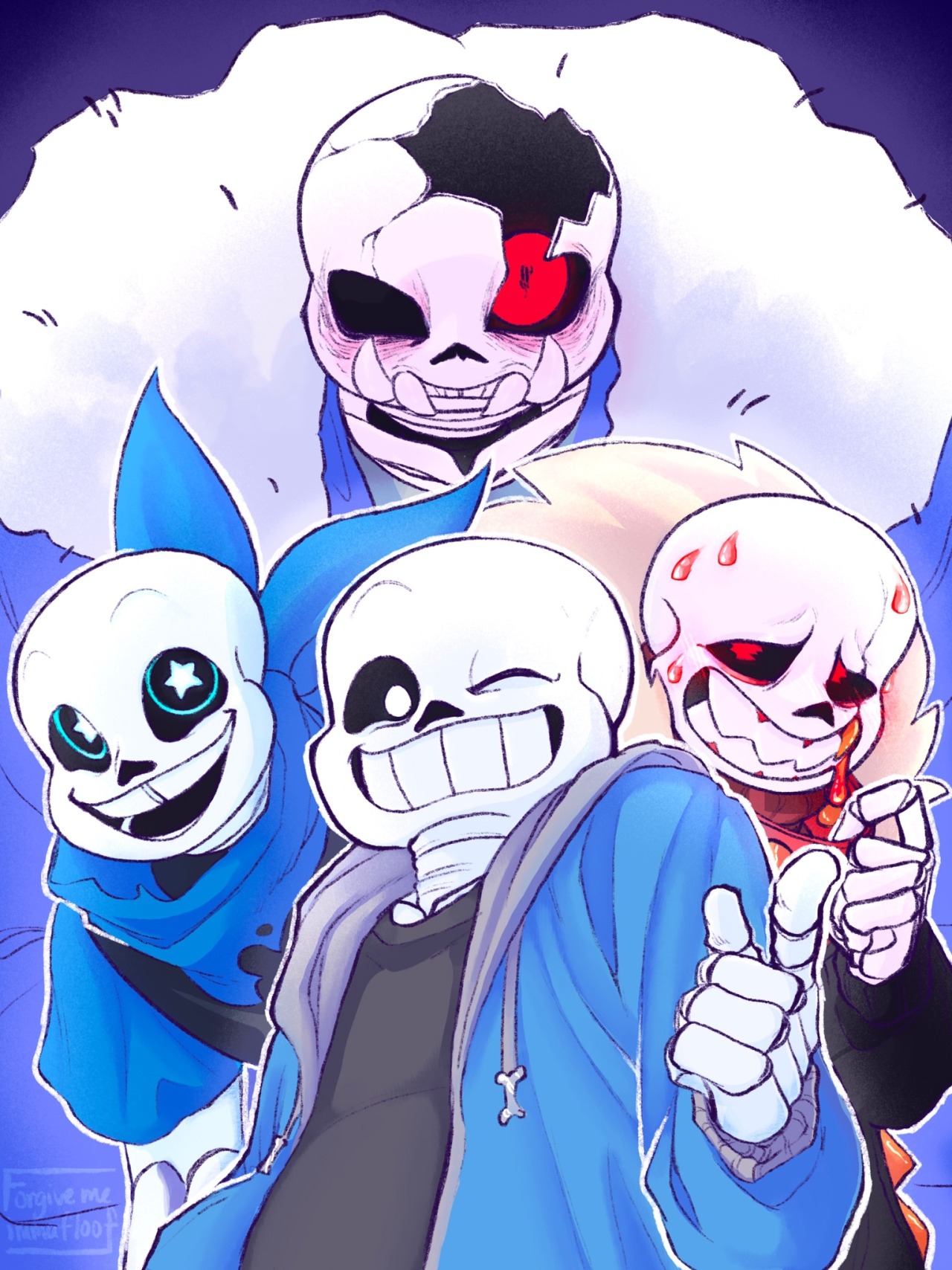 Horror Sans! by MollyTheOwl on Newgrounds