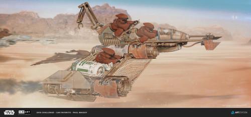 2016 ILM Challenge “The Ride” - Jawa Scavbike // Artist: Paul Massey @ ArtStation