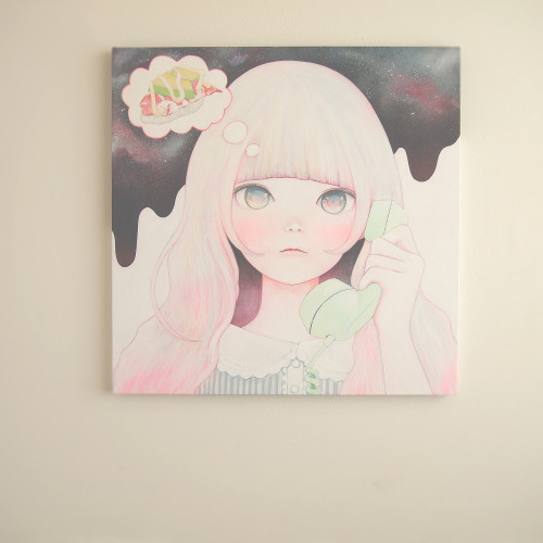 kaoruhasegawaartworks - 「Soy sauce Uchuuw」2015 530mm x 530mm x...