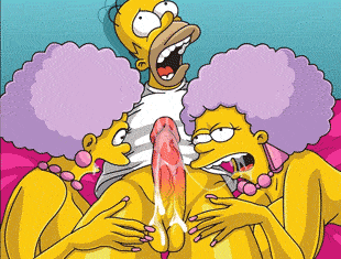 Hentai-Simpson:  Gif Hentai Des Simpons !!!! X) Homer Se Fait Sucer La Teub Par Ses