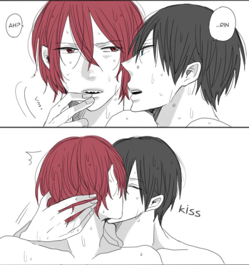 grallais:Original: 【free!/遙凛】悪気はなかった。LOLOL Makoto is like that mom that walks in on you during sex a