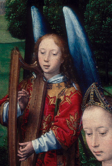 Virgin and Child with Saints Catherine of Alexandria and Barbara by Hans Memling,1479