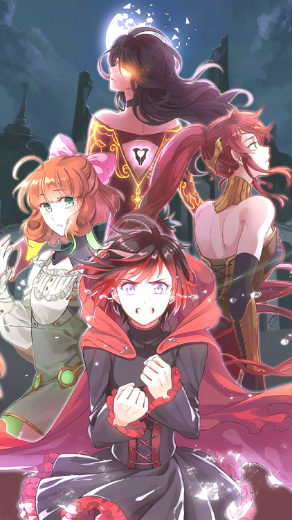 neku-sakuraba:  some rwby dvd box arts   