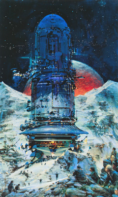 omnireboot:  martinlkennedy:  The Humanoid Touch by John Berkey 1981 (From his anthology John Berkey- Painted Space, published 1991)   WELCOME TO OMNI REBOOT, WHERE TODAY TURNS INTO TOMORROW.