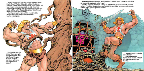 He-Man booklet (1985) with illustrations by Bruce Timm 