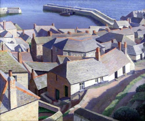 igormag:Dod Procter (1892–1972), Early Morning, Newlyn, 1926.oil on canvas, 49.7 x 60.2 cm