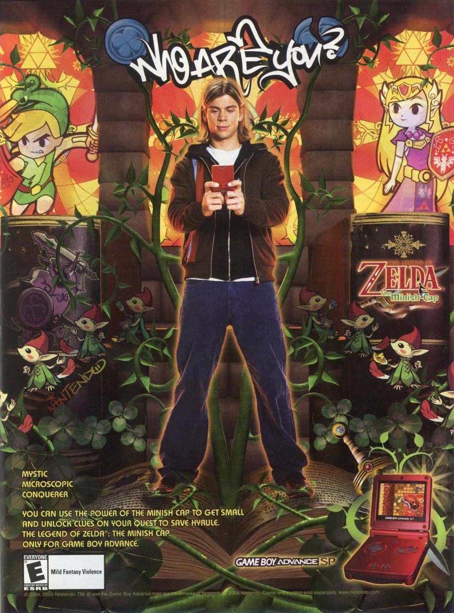 Video Game Print Ads — 'The Legend of Zelda: The Minish Cap' [GBA 