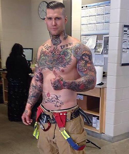 cigartop:  Marshall Lee Perrin, firefighter, Grande Prairie, Alberta. 6’4”, 225