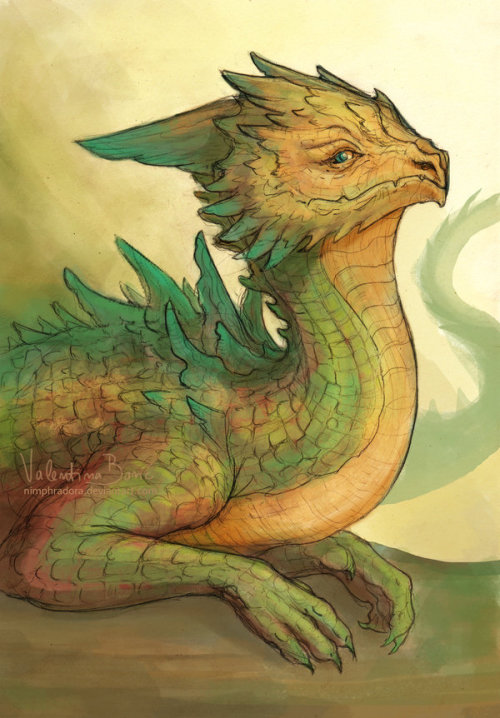 nimphradora:  Pencil sketch colored in photoshop. See more of my art at http://nimphradora.deviantart.com/ 