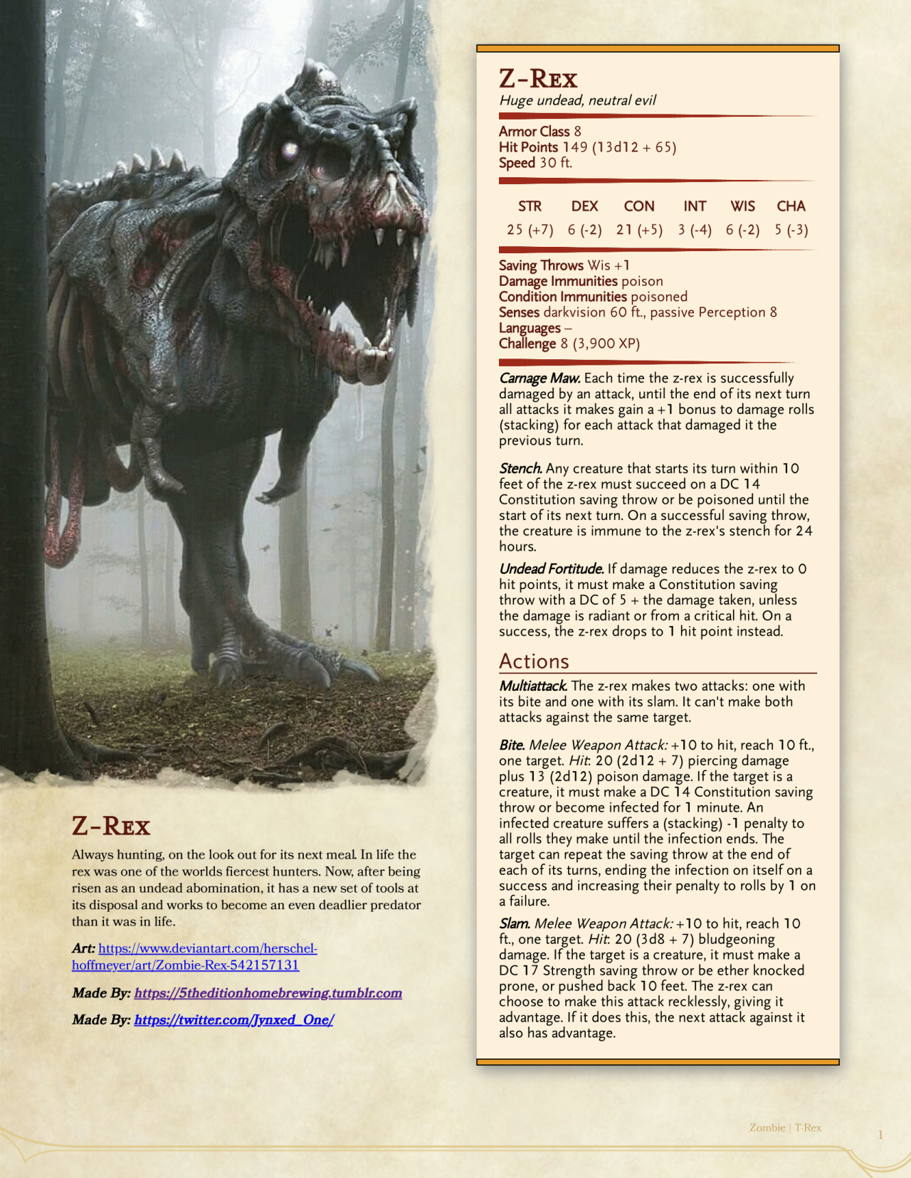 Dungeons Dragons Zombie Dinosaurs Let S Go Twitter Ko Fi Dungeons Dragons Zombie Dinosaurs Let S Go Twitter Ko Fi