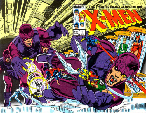 marvel1980s:  1983 - Anatomy of a Cover - X-Men Classics #1 by Mike Zeck and Tom Palmer 