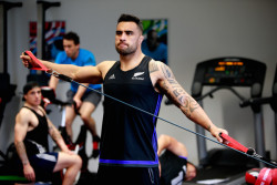 Iloverugbyboys:  Liam Messam - New Zealand Gym Session 