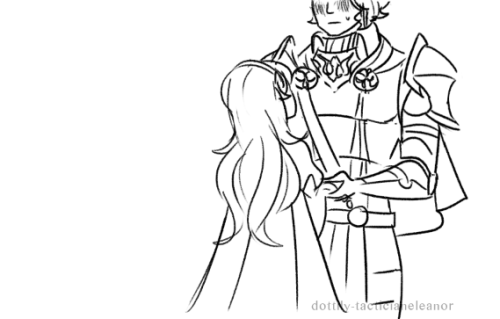 tacticianeleanor:awkward xander and kamui scribble dump from my twitter 