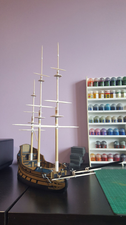 WIP : Man-of-War AcheronHello everyone !I started to work on the masts of the Acheron.Stay connected