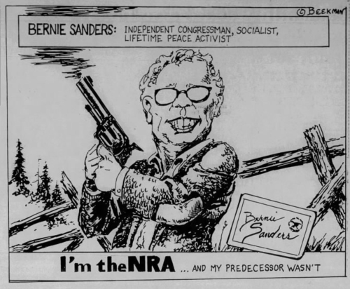 From the Vault:Bernie the NRA candidate and in opposition to the Brady Bill