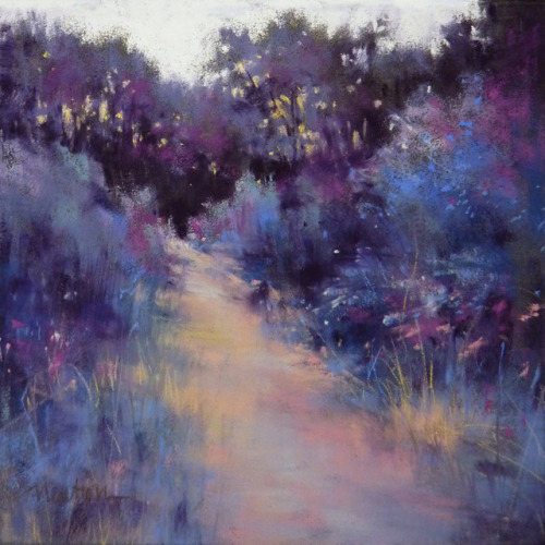 Barbara Benedetti Newton (American, b. 1943, Puyallup, WA, USA) - Twilight, 2016  Paintings: Pastels