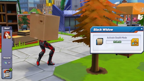 You don’t need a special stealth armor for that Natasha.