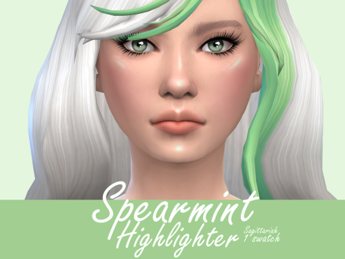 Spearmint Highlighterbase game compatible1 swatchproperly taggedenabled for all occultsdisabled for 