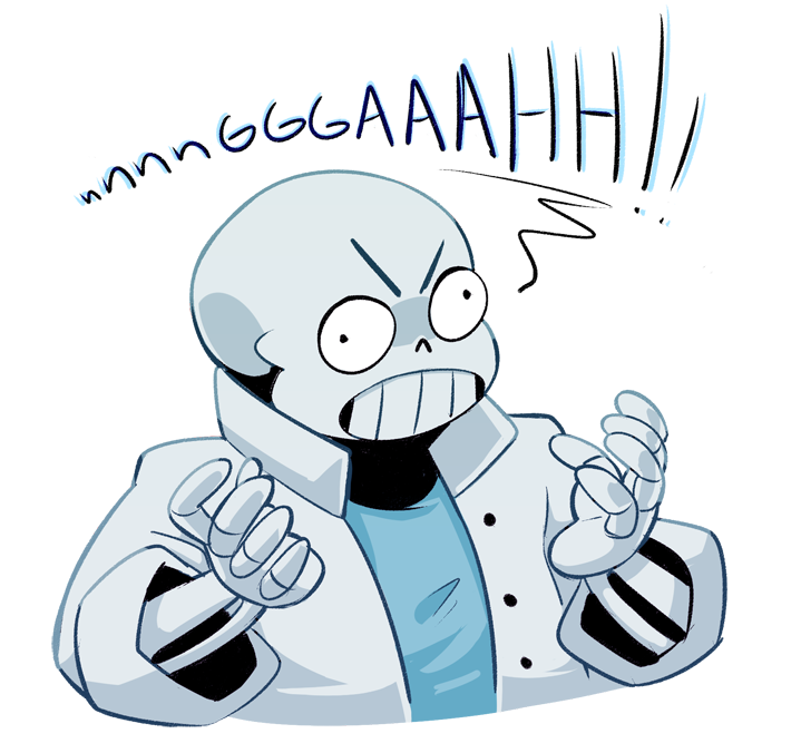 simonsoys:  Sometimes I wonder if a younger and less life-weary Sans was ever so