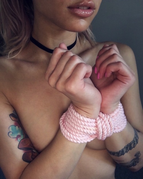 sweetprincessbabygirl:  Baby pink rope & adult photos