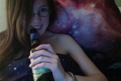 smoke-thc-drop-lsd:  drinking a beer naked