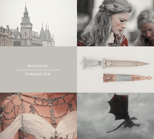 HOUSE TARGARYEN  |  visenya, aegon, and rhaenys“Like their dragons the Targaryens answered to neithe