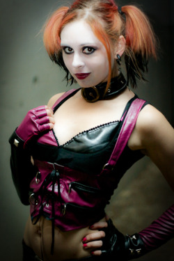 fuckyeahitsskully:  Skully as Harley Quinn Photography by James Birr Photography 