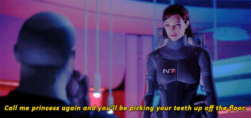 Femshep not gonna take this kind of shitEspecially if they’re standing between her and future space 