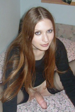 bilove4u:tgirlloverlove:  Wow she is gorgeous !!   I am a girl in my mind. Need to suck cock a swallow often till I become the best tranny evah!