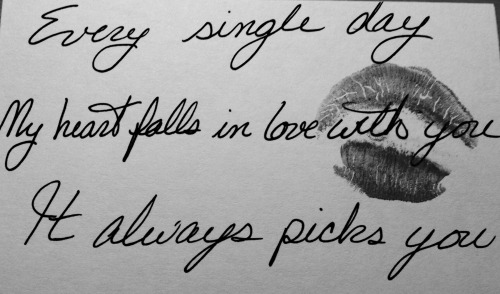 missatemptation:  Every single day My heart falls in love with you It always picks you  Listen to my fantasies and Pillow Talkswww.soundgasm.net/u/angeloftemptation  Check out my Patreon pagewww.patreon.com/angeloftemptation   Always ;)