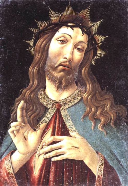 Christ Crowned with Thorns, 1500, Sandro BotticelliMedium: panel,tempera