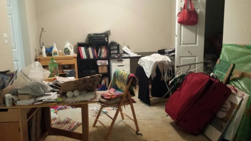 Before and after pictures of my bedroom and living room. It&rsquo;s almost, almost as if an Actu