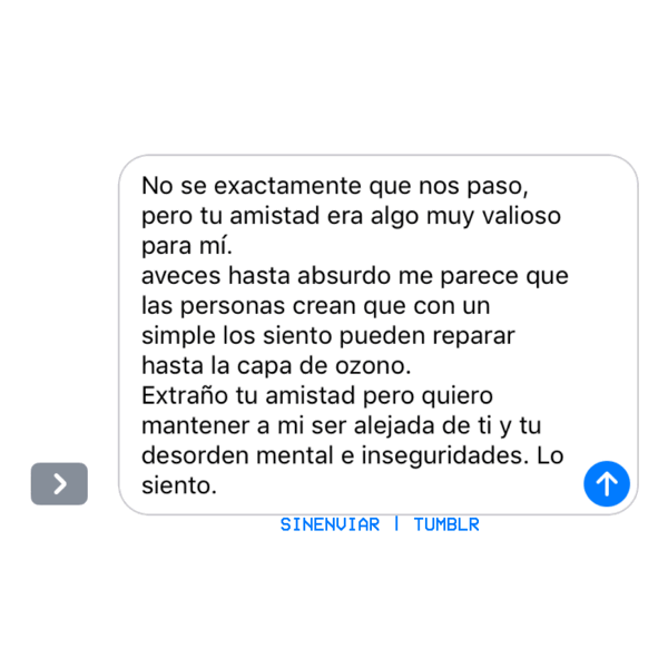 sinenviar:  #237: “Ex-mejor amigo.”