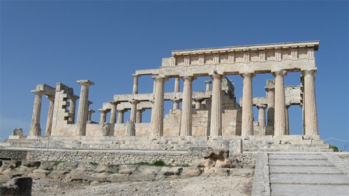 via-appia:The Temple of Aphaia/Aphea on Aegina, formerly known as the Temple of Jupiter Panhellenius