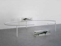 balenchy:  Two Similar Swimming Forms in Endless Motion (Broken), 1993 
