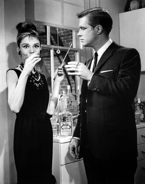 Audrey Hepburn, George Peppard; production still from Blake Edwards&rsquo; Breakfast at Tiffany&