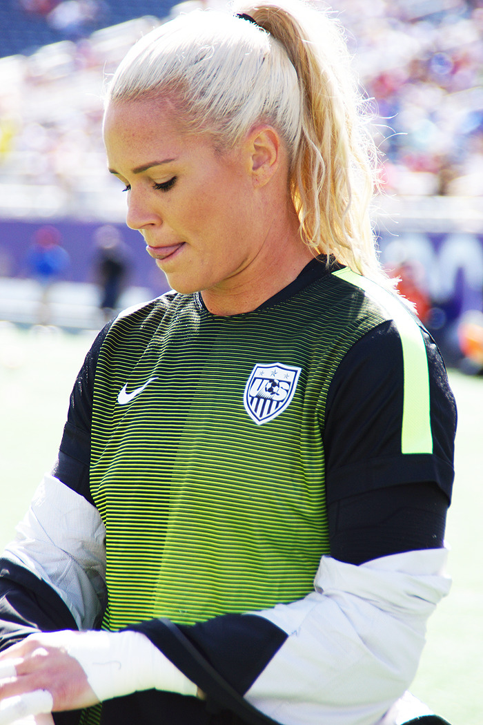 ipattycake:  Pre-Game Warm Ups - USWNT vs. Brazil @ Orlando, FL on October 25th,