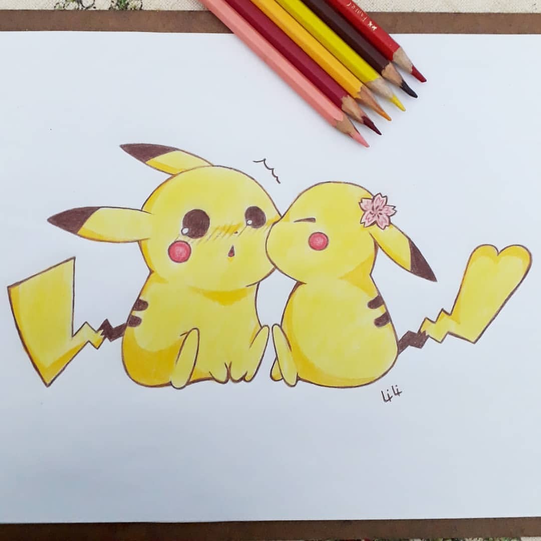 pikachu tumblr - Desenho de raposinha_dark - Gartic