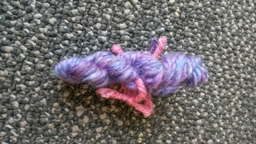 Recent test skeins including gorgeous mohair.