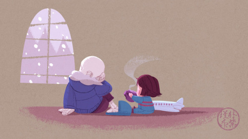 purplealmonds:Some illustrations I did a while ago for an Undertale project that (to my understandin